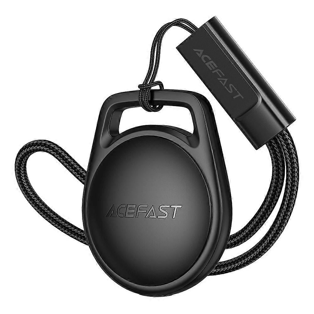 Acefast SmartTag S2 za iOS seriju, Set od 4 komada, Crna