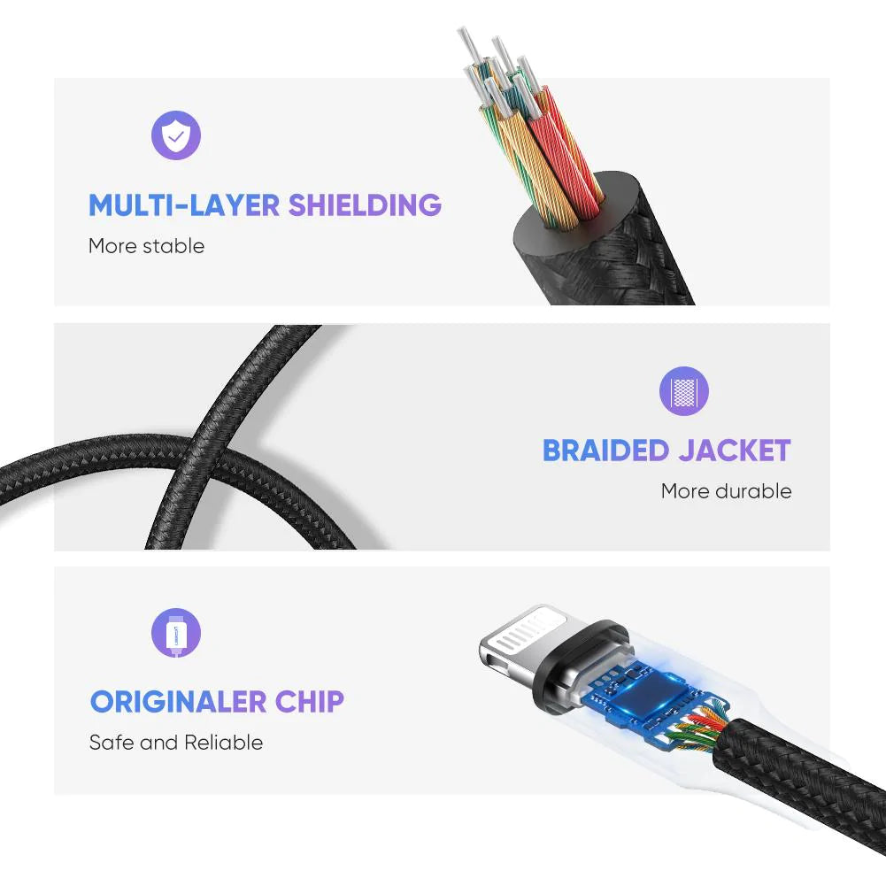 Audio Adapter Lightning - 3.5mm UGREEN US211 (30756), Crni