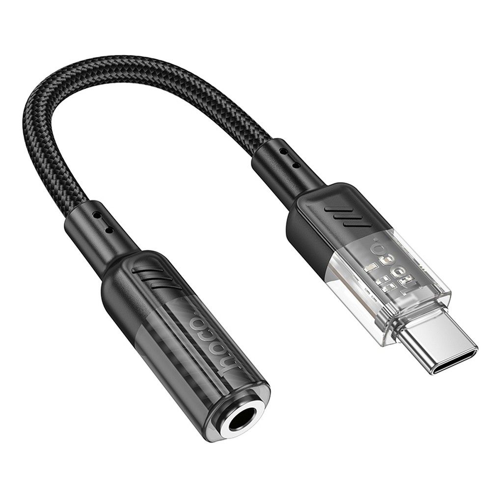 Audio Adapter USB-C - 3.5mm HOCO LS37, Crni