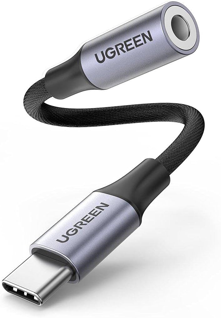 Audio Adapter USB-C - 3.5mm UGREEN AV161, Sivi