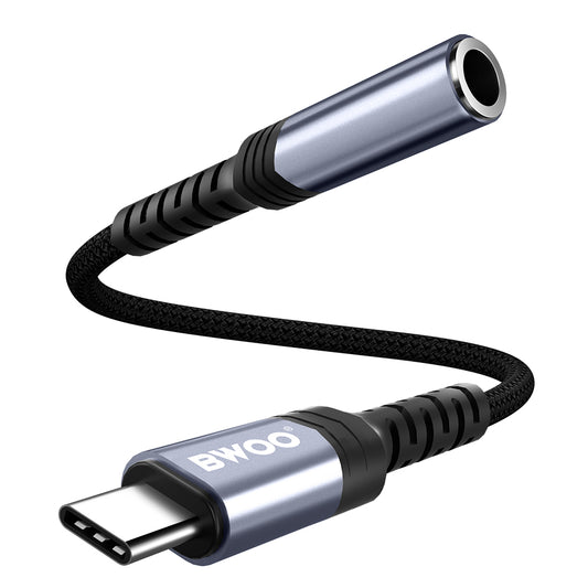 Audio adapter USB-C - 3.5mm BWOO BZ47, Crni