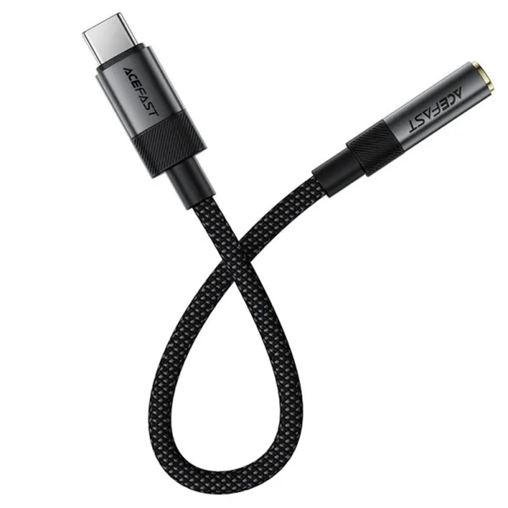 Audio adapter USB-C - 3.5mm Acefast J12, Crni