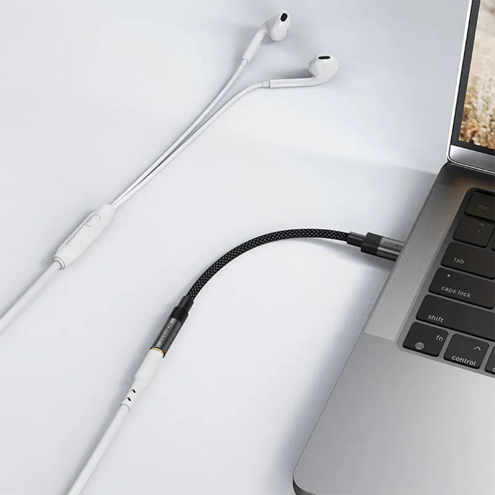 Audio adapter USB-C - 3.5mm Acefast J12, Crni