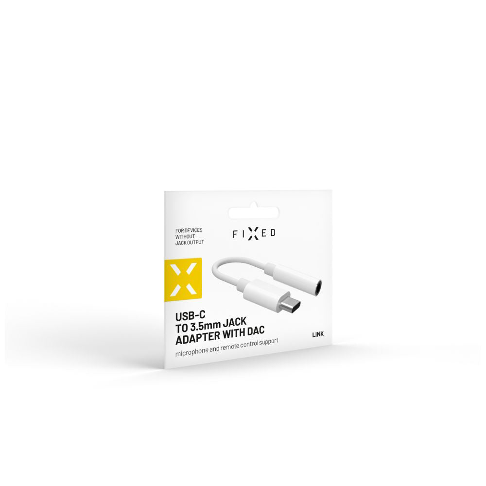 Audio adapter USB-C - 3.5mm Fixed, Bijeli