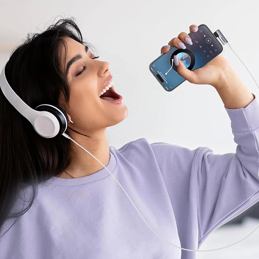 Audio adapter USB-C - 3.5mm UGREEN CM460 (20194) Kutni, Sivi