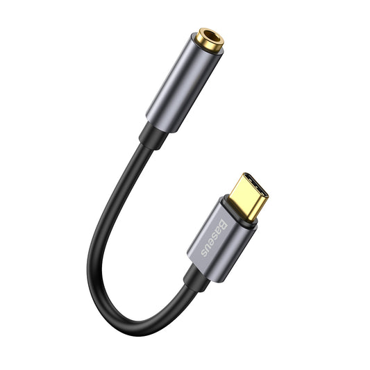 Audio adapter 3.5mm - USB-C Baseus L54, sivi CATL54-0G