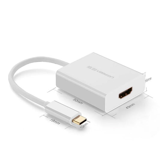 Audio i Video USB-C - HDMI UGREEN Adapter, Bijeli
