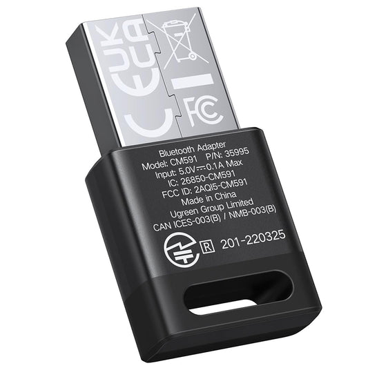 Bluetooth USB adapter UGREEN CM591 (35995), Crni