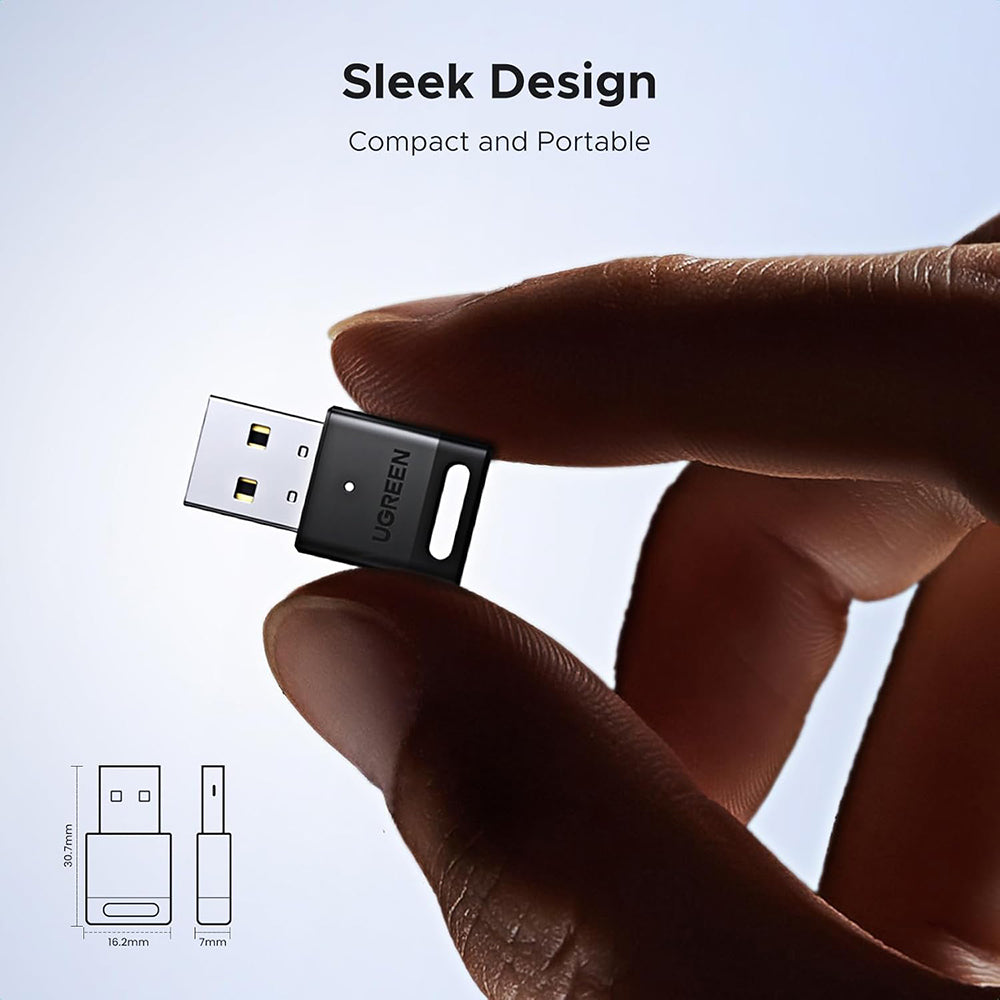 Bluetooth USB adapter UGREEN CM748 (45134), Crni