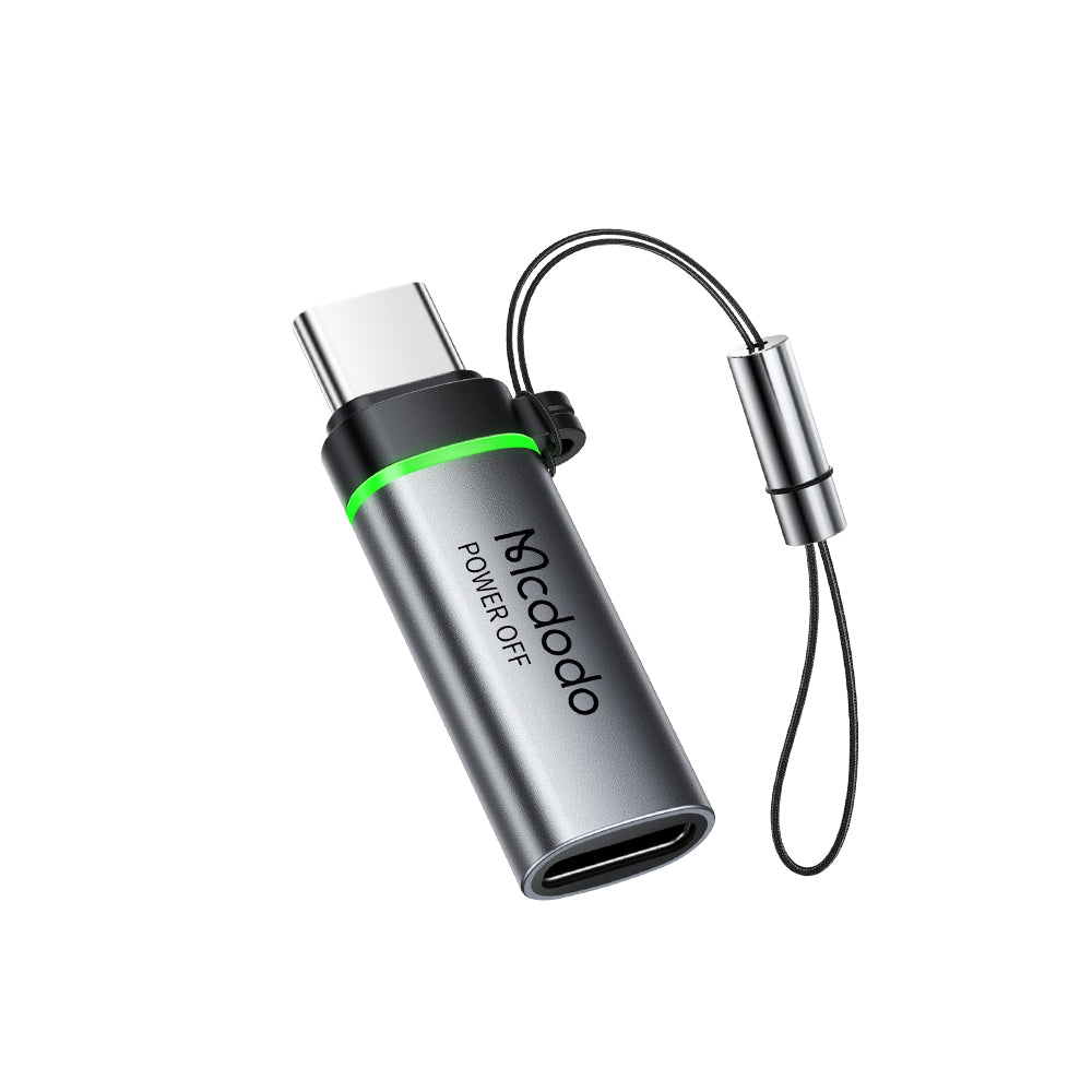 Adapter za podatke i punjenje Lightning - USB-C McDodo OT-6010 Power Off, Crni