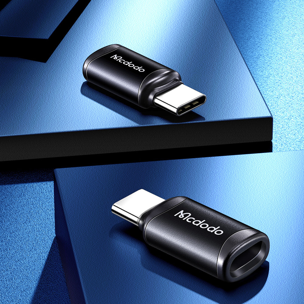 Adapter za podatke i punjenje Lightning - USB-C McDodo OT-7700, Crni
