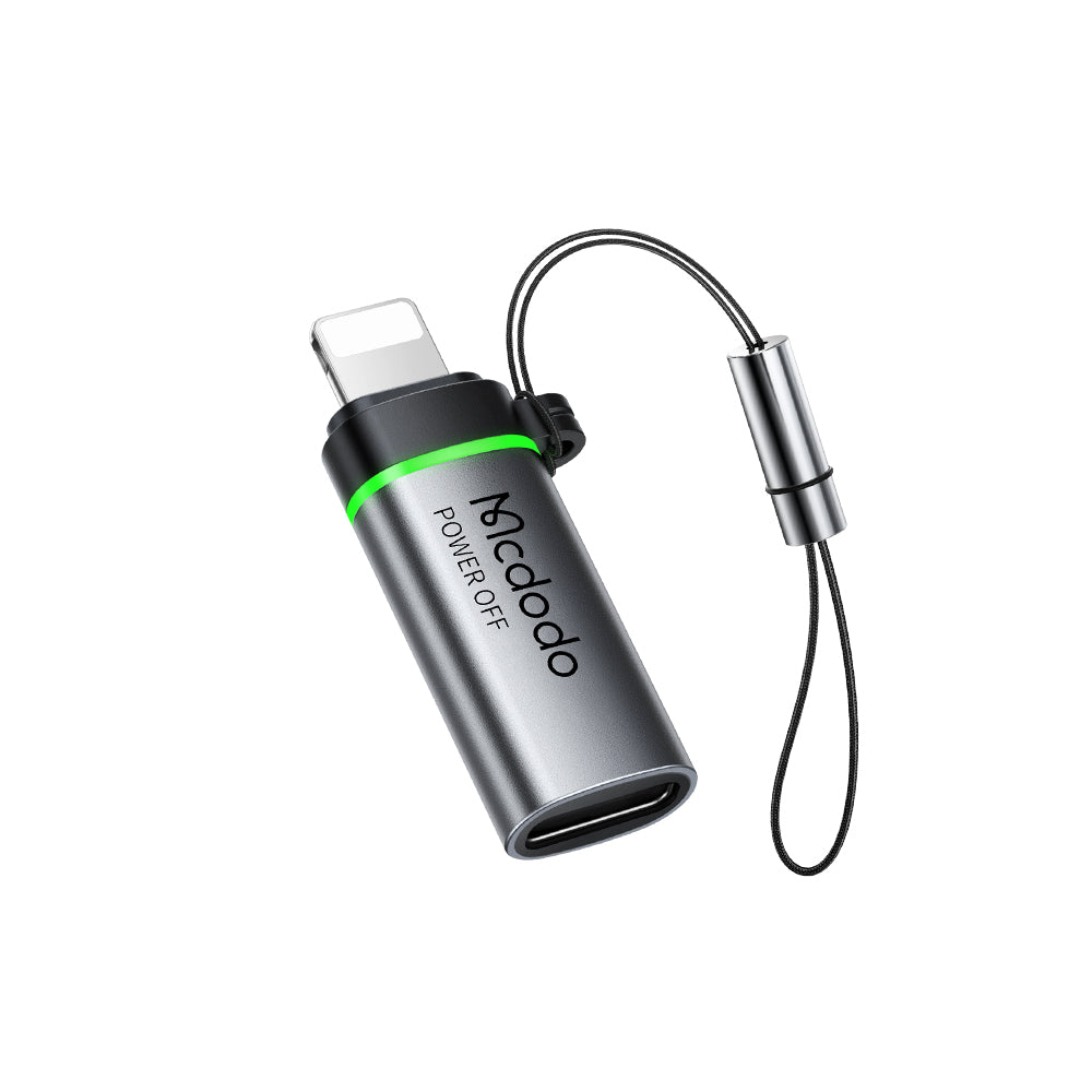 Adapter za podatke i punjenje USB-C - Lightning McDodo OT-2590 Power Off, Crni