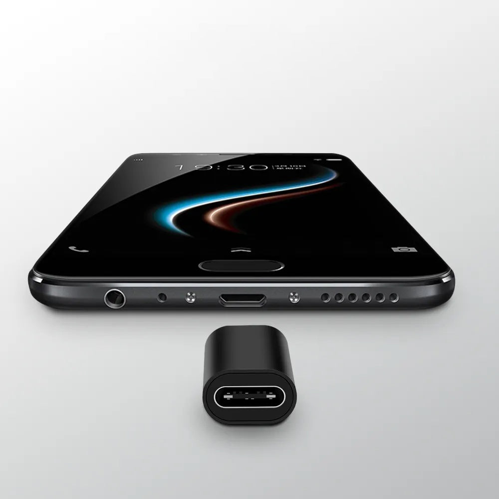 Adapter za podatke i punjenje USB-C - Lightning / microUSB / USB-A Techsuit A19 TriFlashX 3in1, Crni