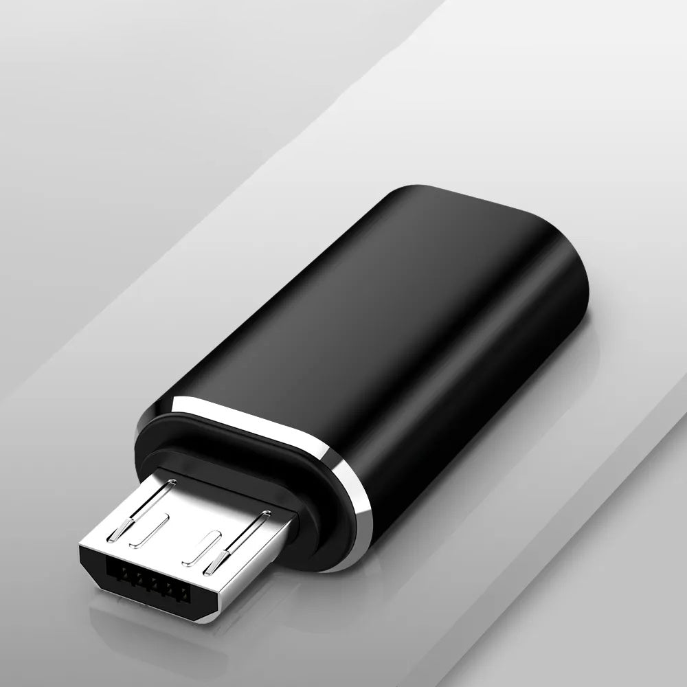 Adapter za podatke i punjenje USB-C - Lightning / microUSB / USB-A Techsuit A19 TriFlashX 3in1, Crni