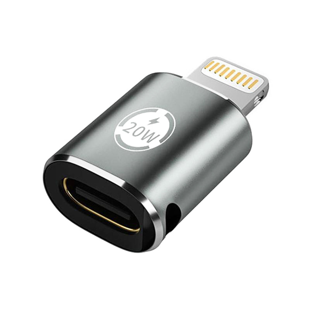 Adapter za podatke i punjenje USB-C - Lightning Techsuit A11 TitanCoreX, Sivi