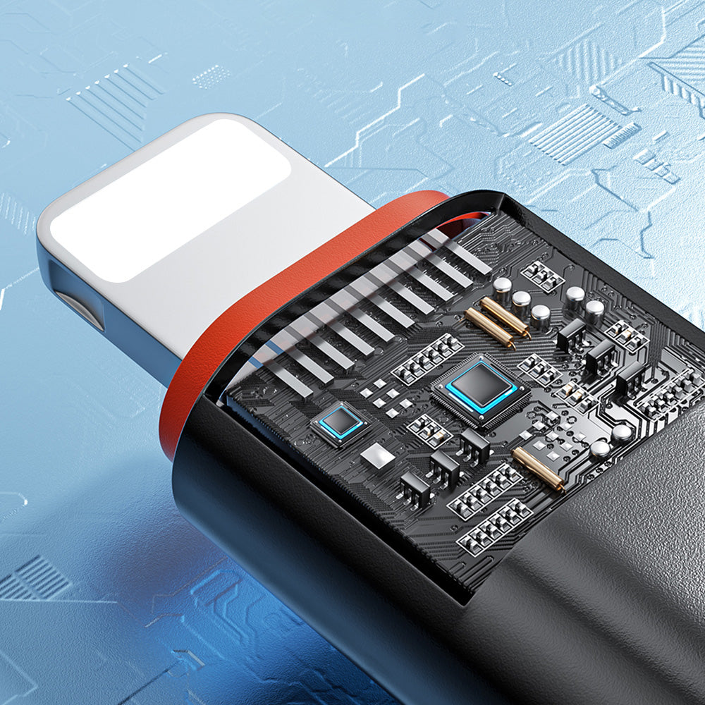 Adapter za podatke i punjenje USB-C - Lightning Techsuit A3 HyperPort, Crno Narančasta