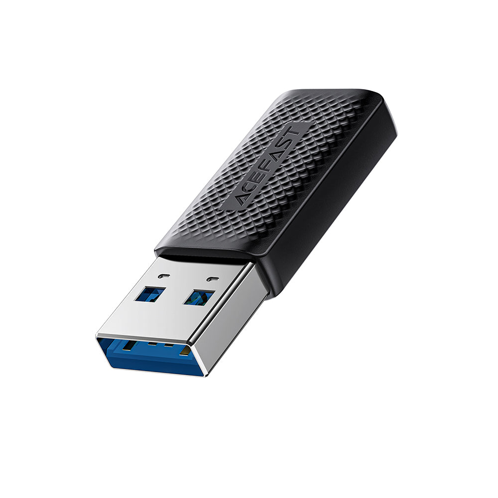 Adapter za podatke i punjenje USB-C - USB-A Acefast J2, Crni