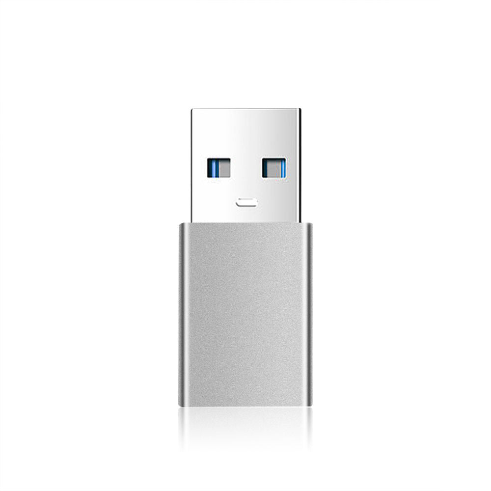 Adapter za podatke i punjenje USB-C - USB-A Fixed, Sivi