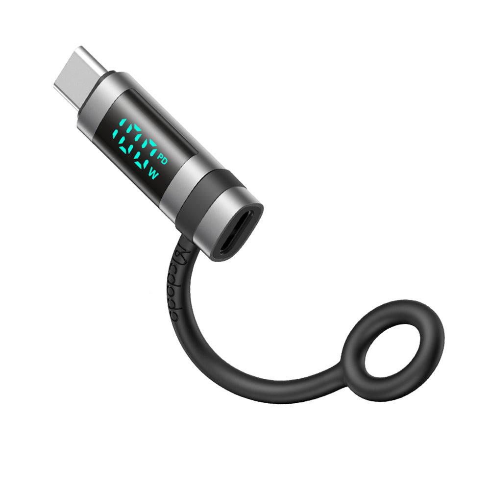 Adapter za podatke i punjenje USB-C - USB-C McDodo OT-2620 Pigeon Display, Crni