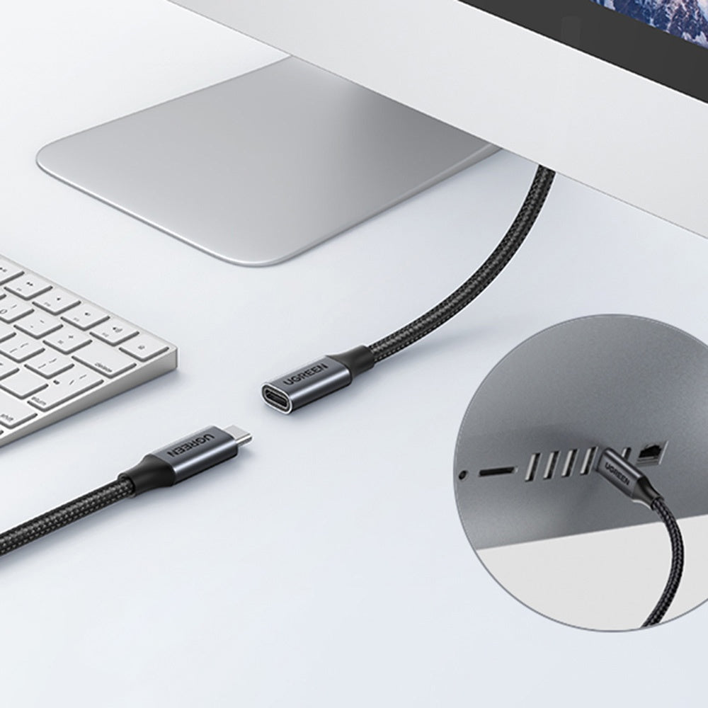 Produžni kabel USB-C UGREEN US372 (45191), 1m, Crni