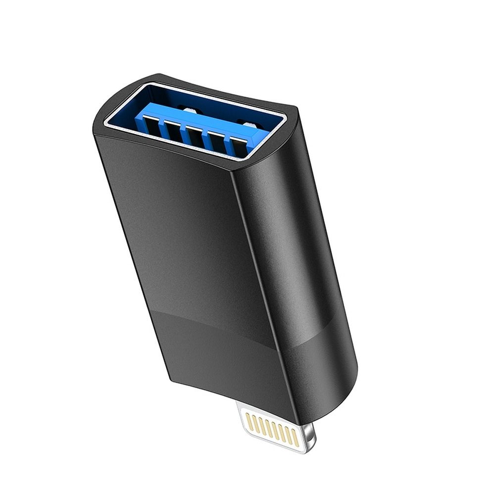 OTG adapter Lightning - USB-A HOCO UA17, Crni