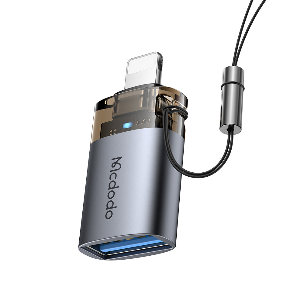 OTG adapter Lightning - USB-A McDodo OT-7390, Crni