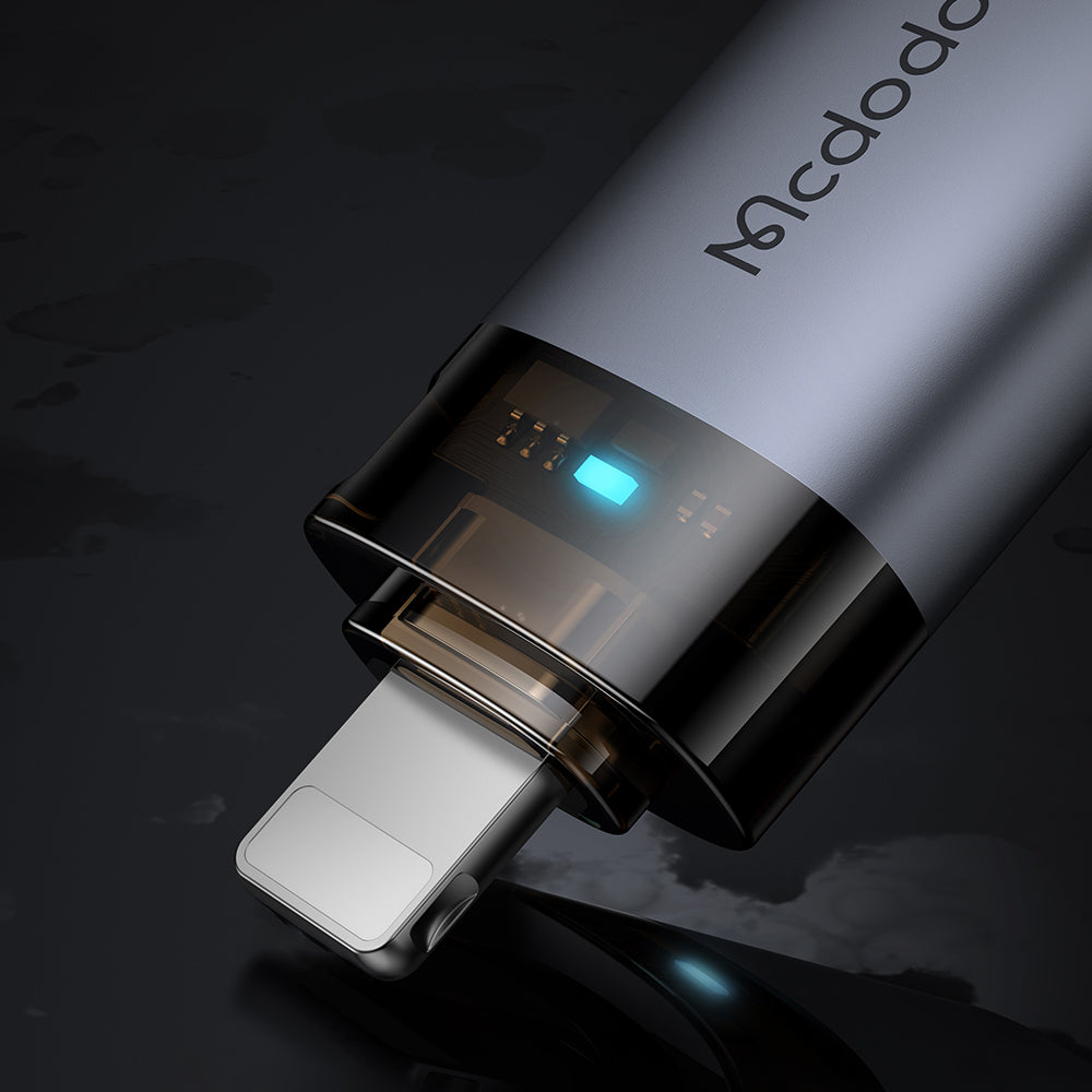OTG adapter Lightning - USB-A McDodo OT-7390, Crni