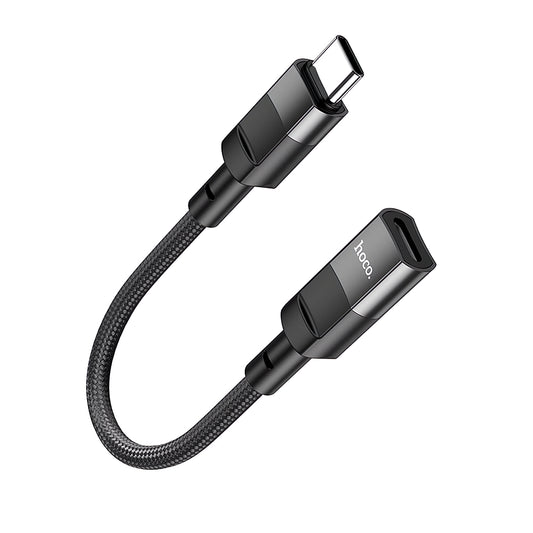 Adapter za prijenos podataka i punjenje Lightning - USB-C HOCO U107, 0.1m, Crni