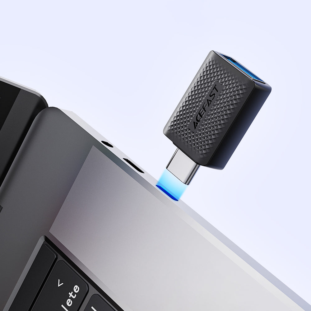 OTG adapter USB-C - USB-A Acefast J1, Crni