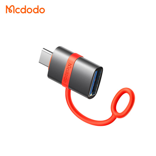 OTG adapter USB-C - USB-A McDodo OT-3810, Sivi