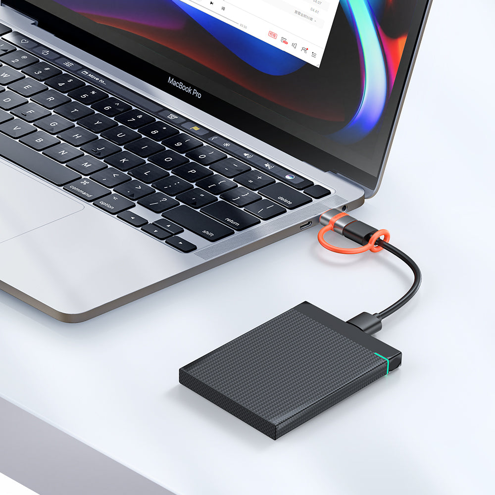 OTG adapter USB-C - USB-A McDodo OT-3810, Sivi