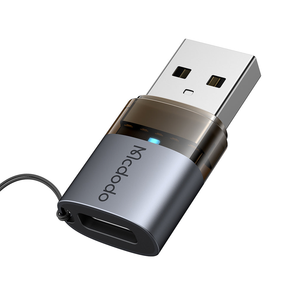 Adapter za podatke i punjenje USB-C - USB-A McDodo OT-7580, Crni