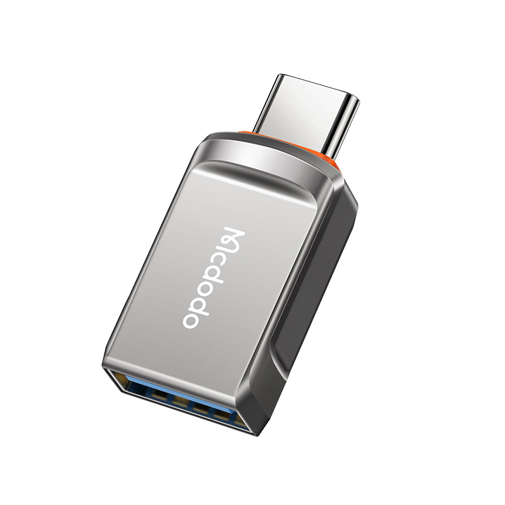 Adaptor OTG USB-C - USB-A McDodo OT-8730, Sivi
