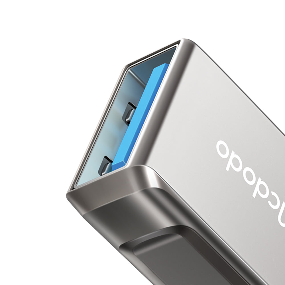 Adaptor OTG USB-C - USB-A McDodo OT-8730, Sivi