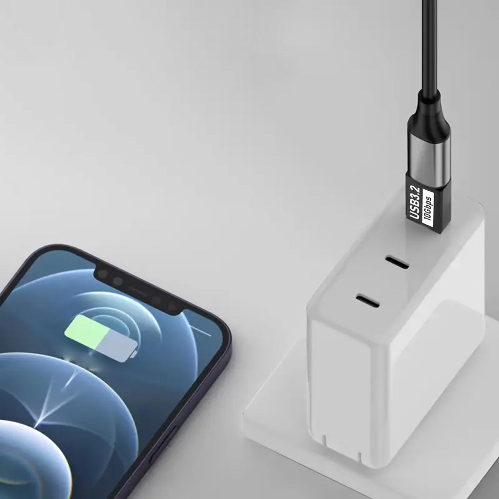 OTG adapter USB-C - USB-A Techsuit A14 AluCoreX, Crni