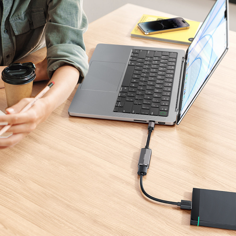 OTG adapter USB-C - USB-A / USB-C McDodo CA-2830, Sivi