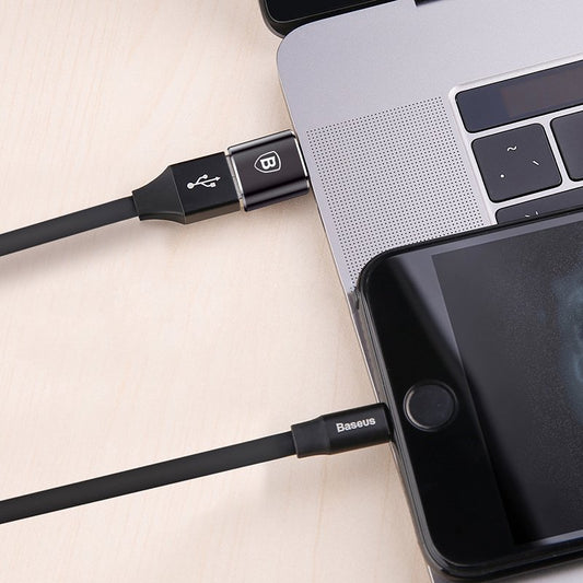 OTG adapter USB-C - USB-A Baseus, Crni CATOTG-01