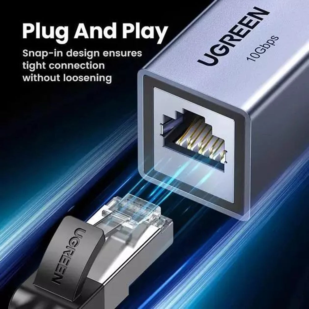 Mrežni adapter UGREEN NW261, RJ45 - RJ45, Crni