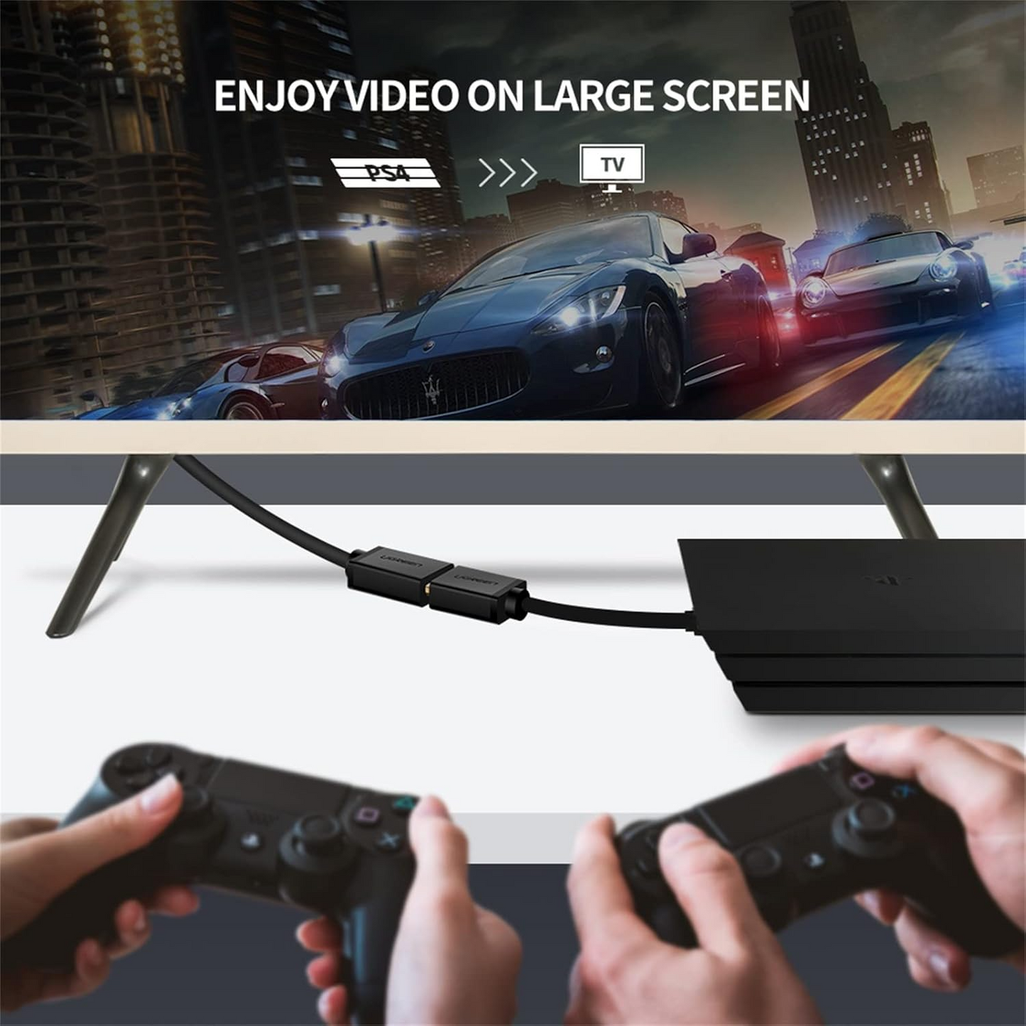 Video adapter UGREEN 20118, HDMI - DVI, 1080P, Crni
