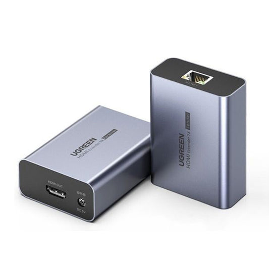 Video adapter UGREEN CM455 (20519EU), HDMI - RJ45, 1080P, Siva