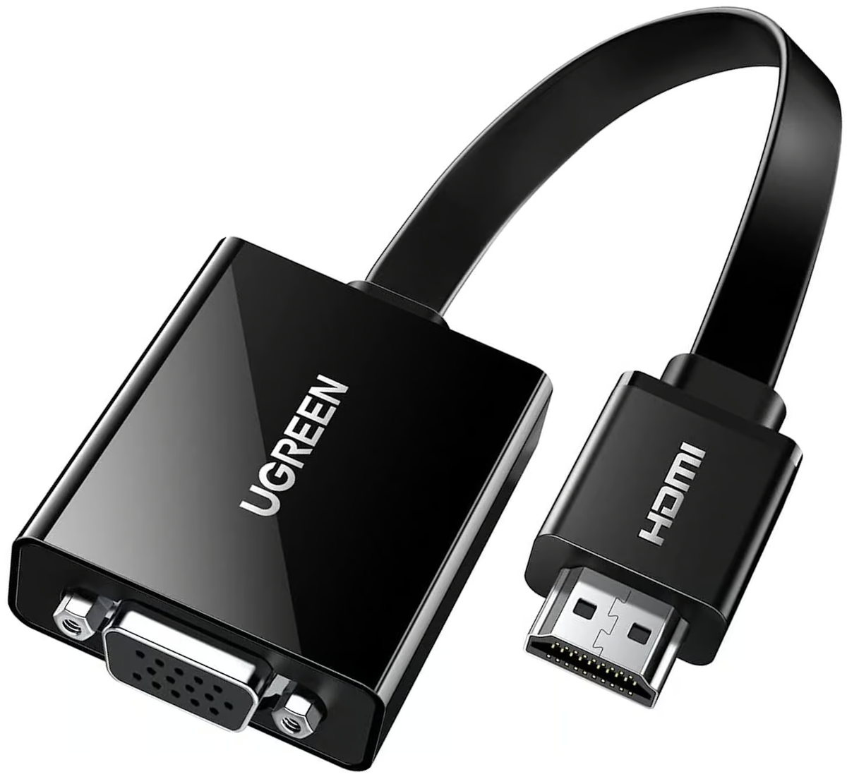 Video adapter UGREEN CM611 (90813), HDMI - VGA, 1080P, Crna