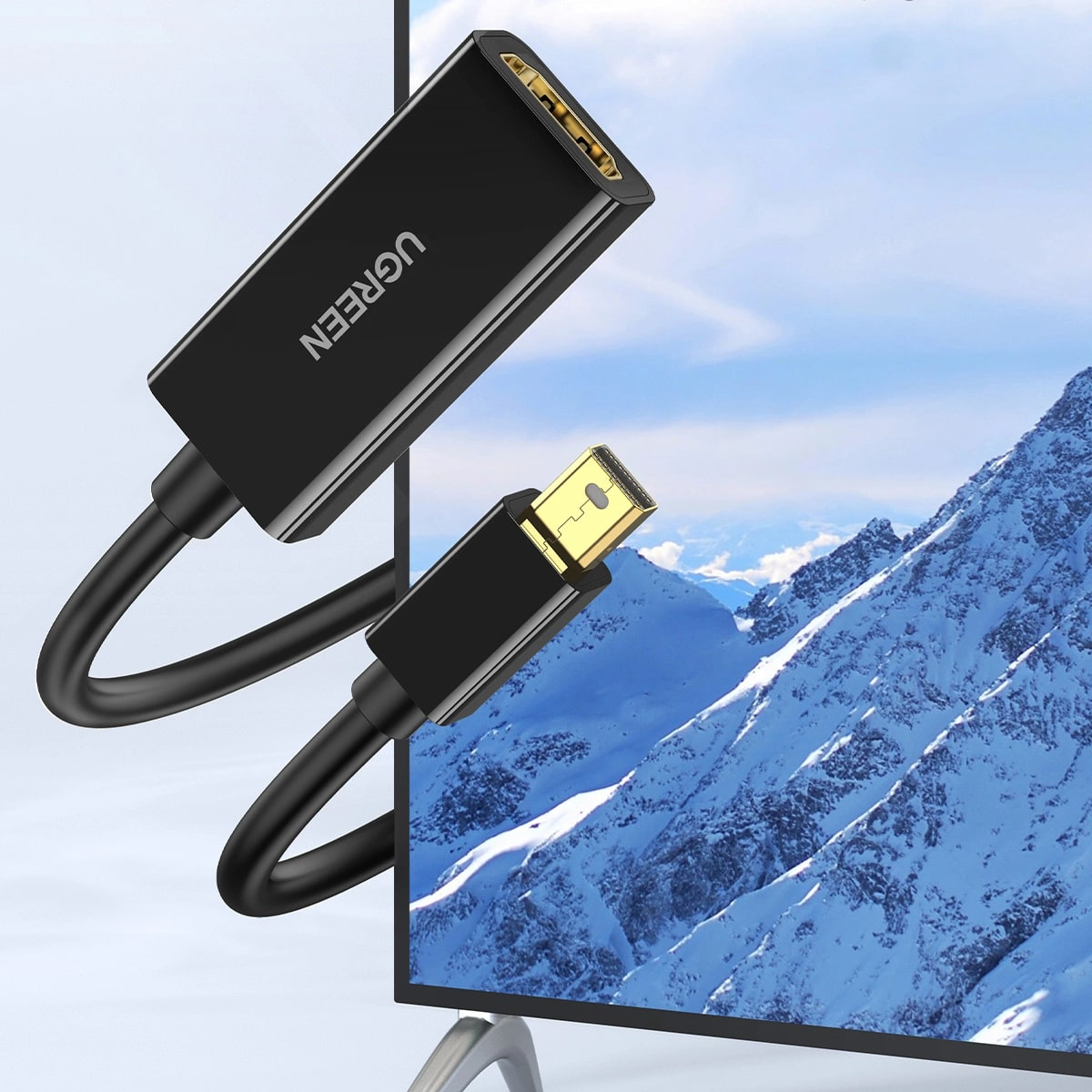 Video adapter UGREEN MD112, MiniDisplayPort - HDMI, 4K, Crna