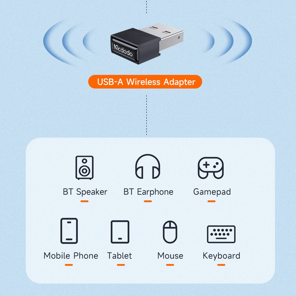Bežični adapter McDodo OT-1580, Crni