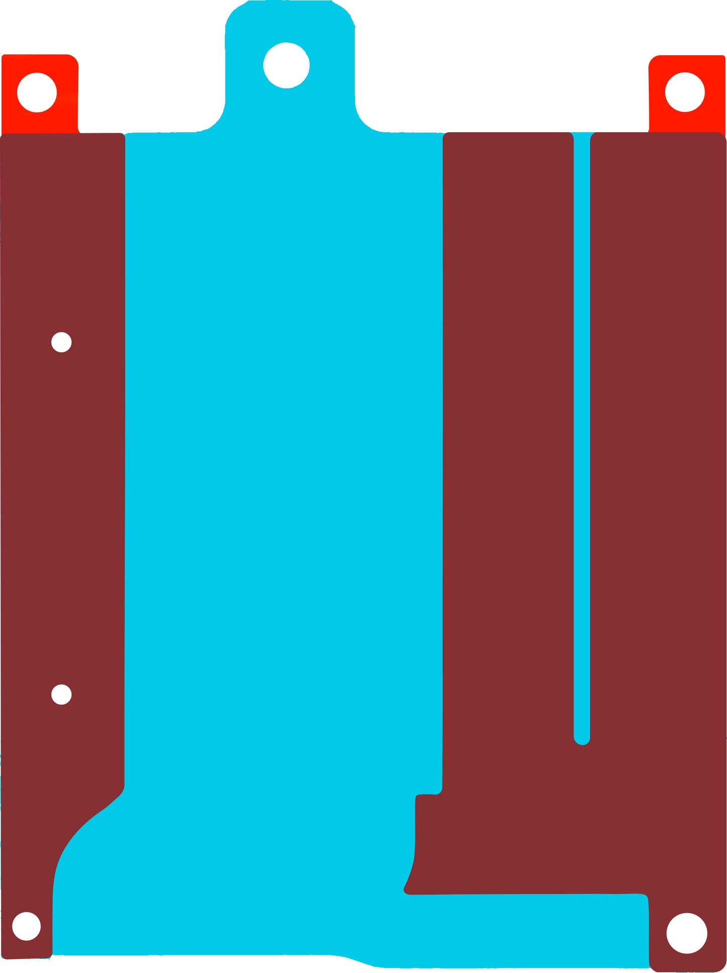 Ljepilo za bateriju Honor Magic V5, Service Pack 5163AFPM