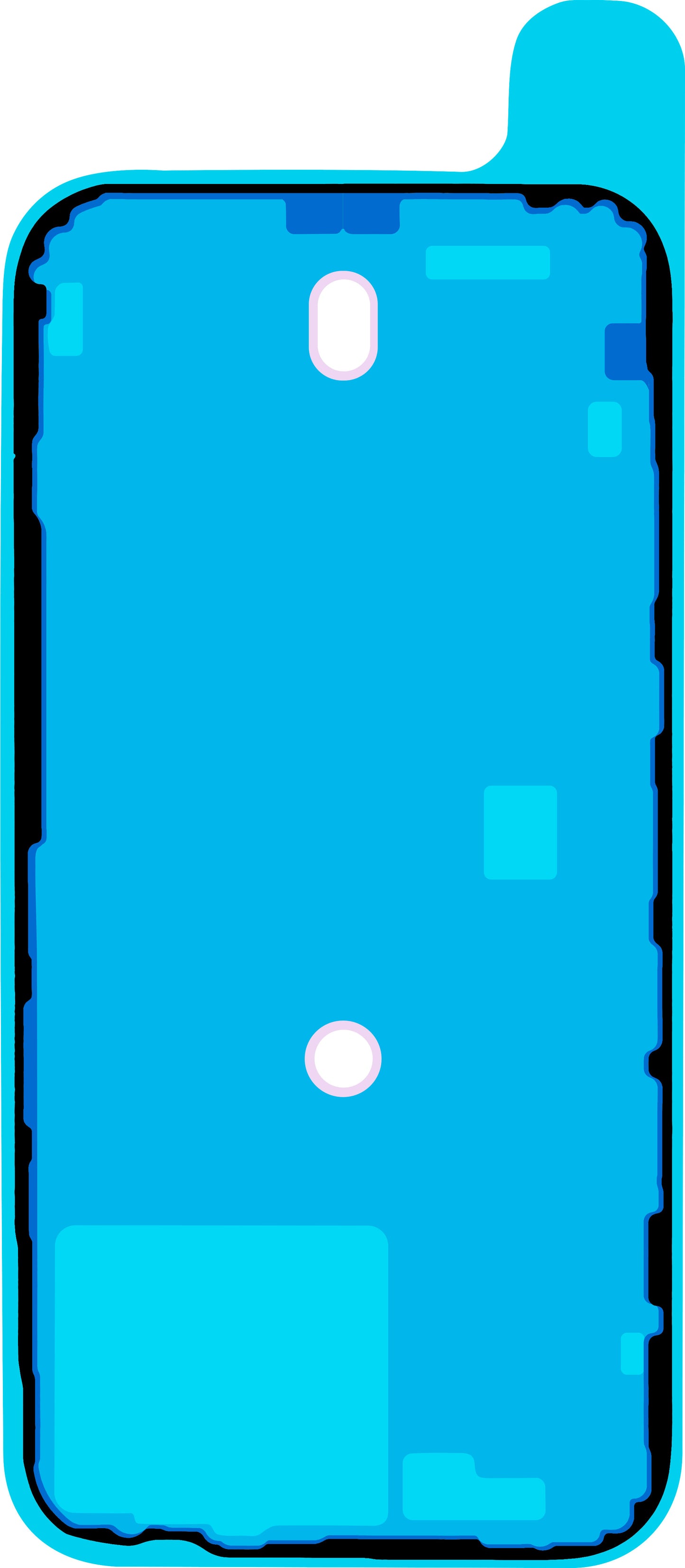 Ljepilo za poklopac baterije Apple iPhone 15, Service Pack 923-09185