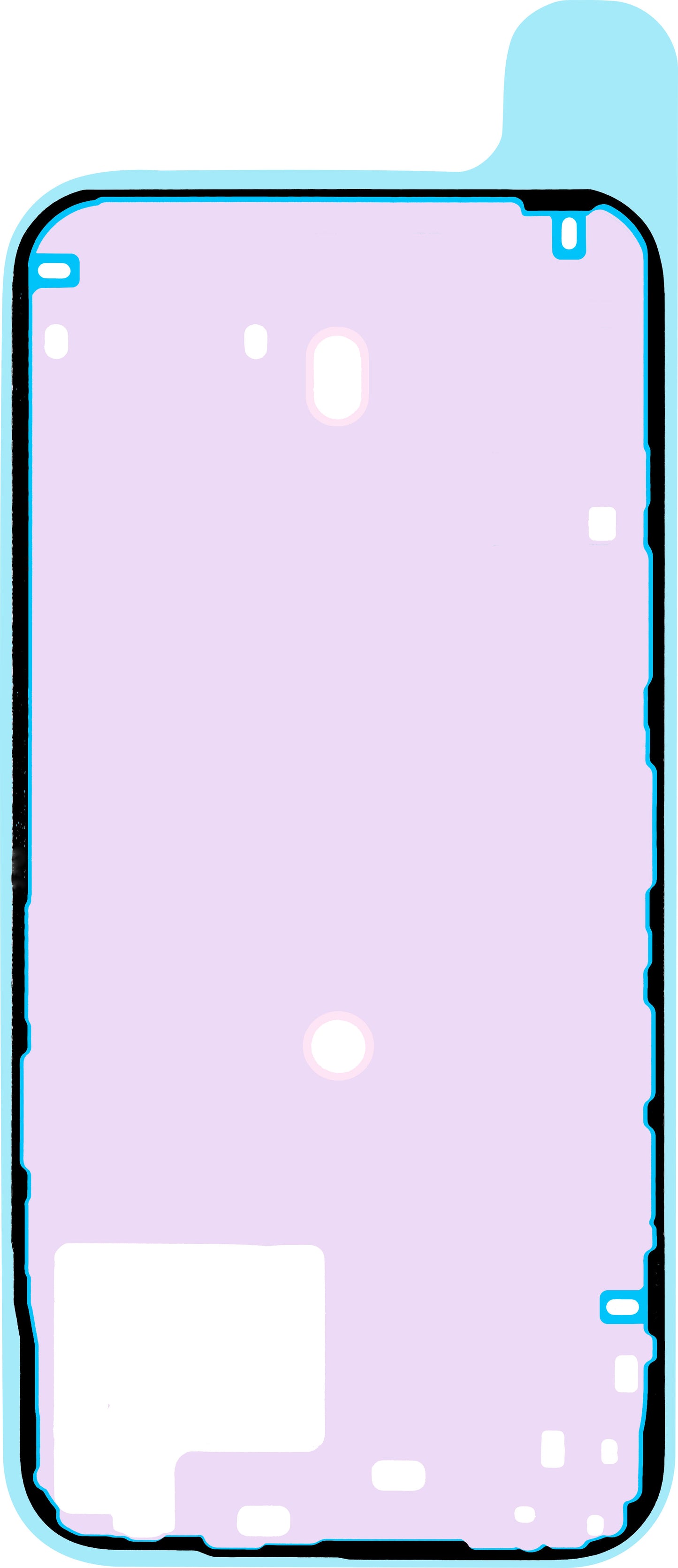 Ljepilo za poklopac baterije Apple iPhone 15 Plus, Service Pack 923-09187