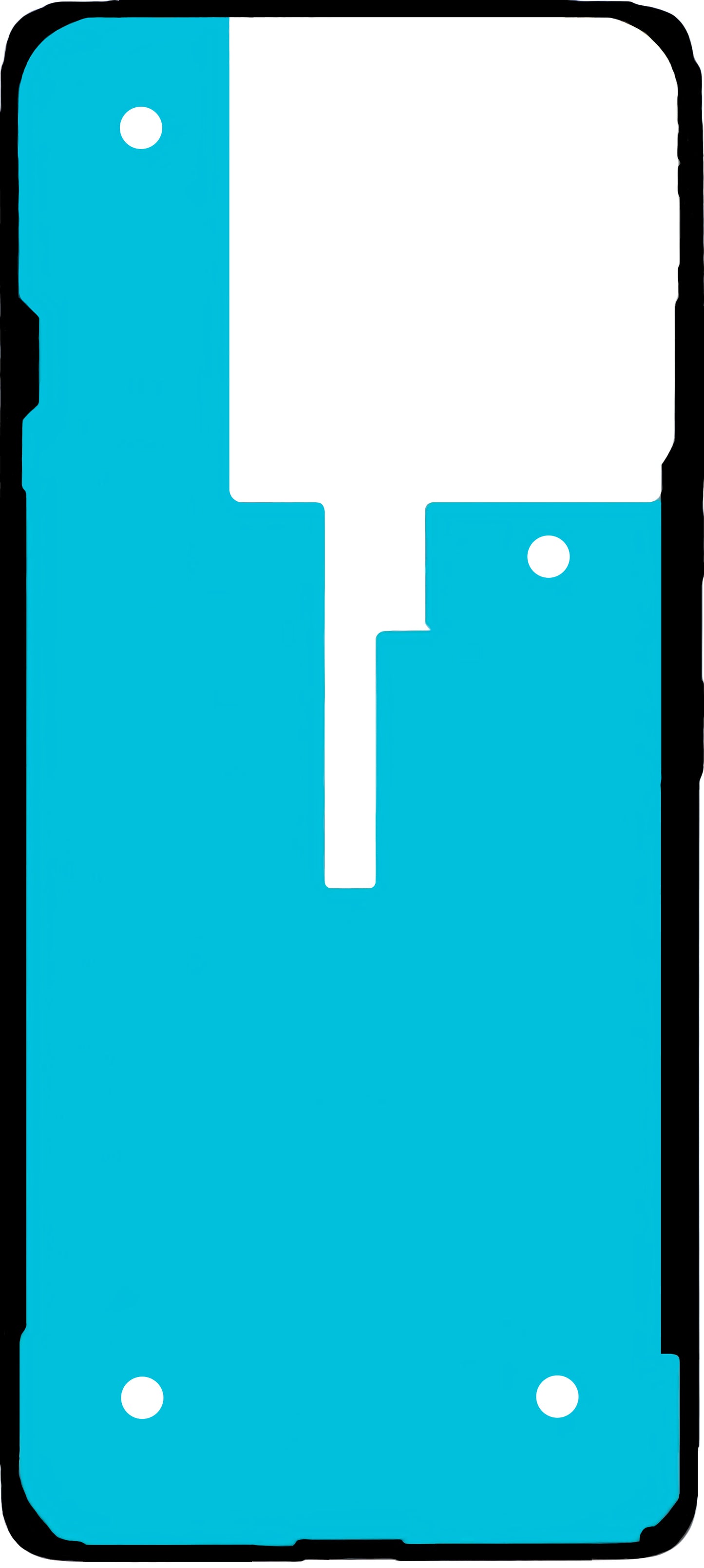 Ljepilo za poklopac baterije Motorola Edge 60 Pro, Service Pack 5D78C30147