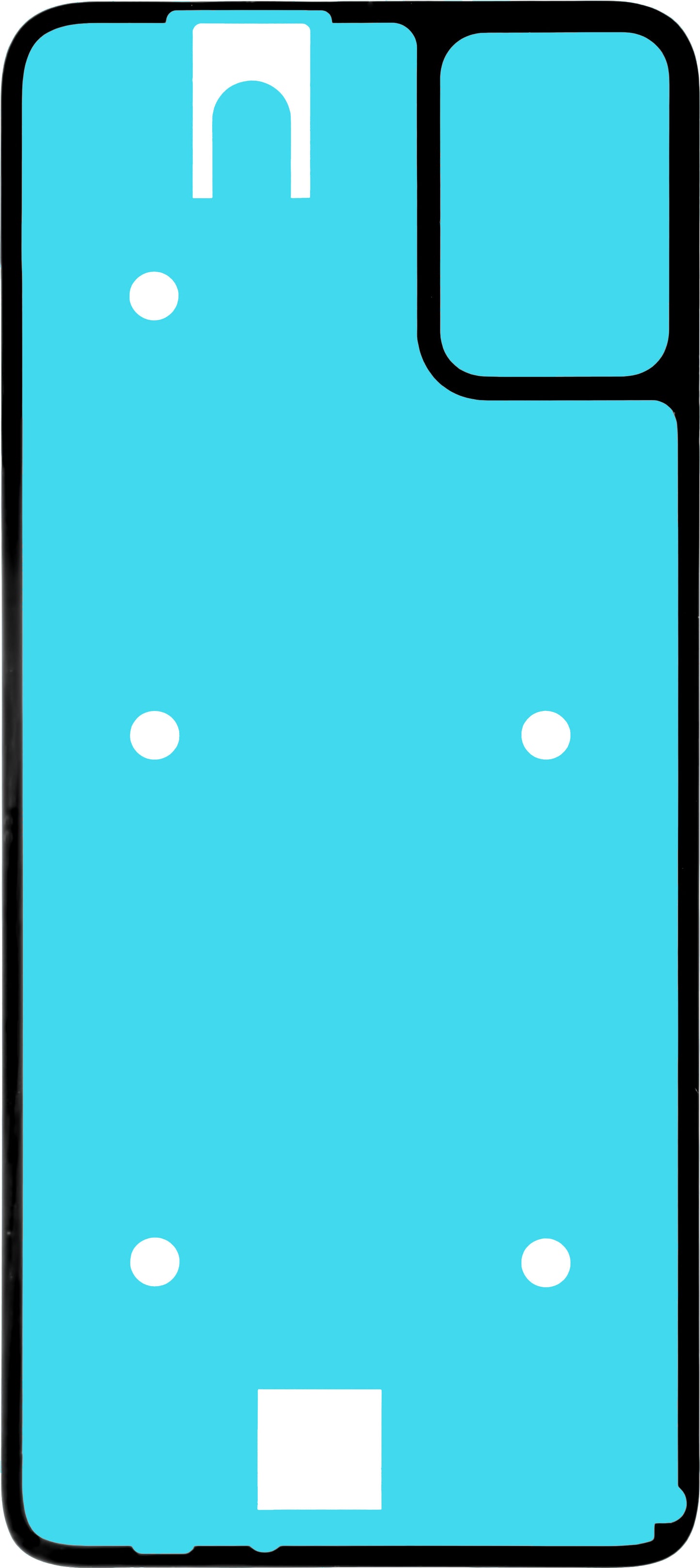 Ljepilo za poklopac baterije Motorola Moto E22i / E22, Service Pack 5D78C21629