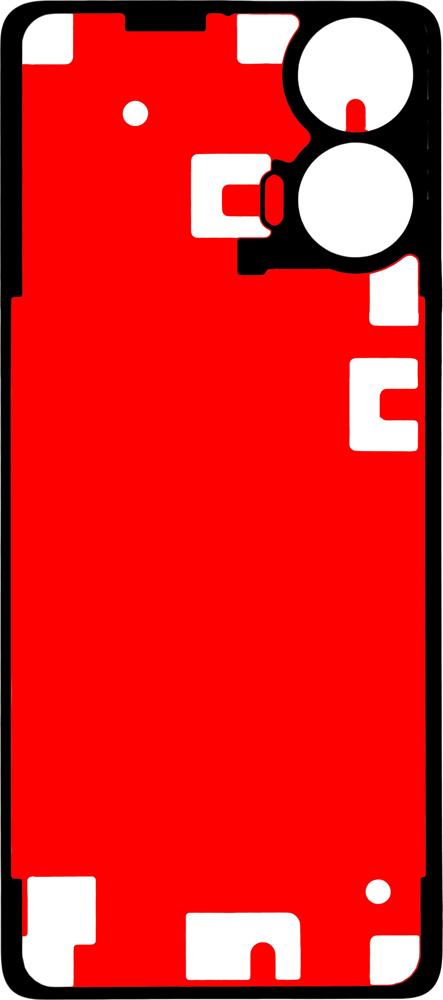 Ljepilo za poklopac baterije Motorola Moto G24, Service Pack 5D78C23855