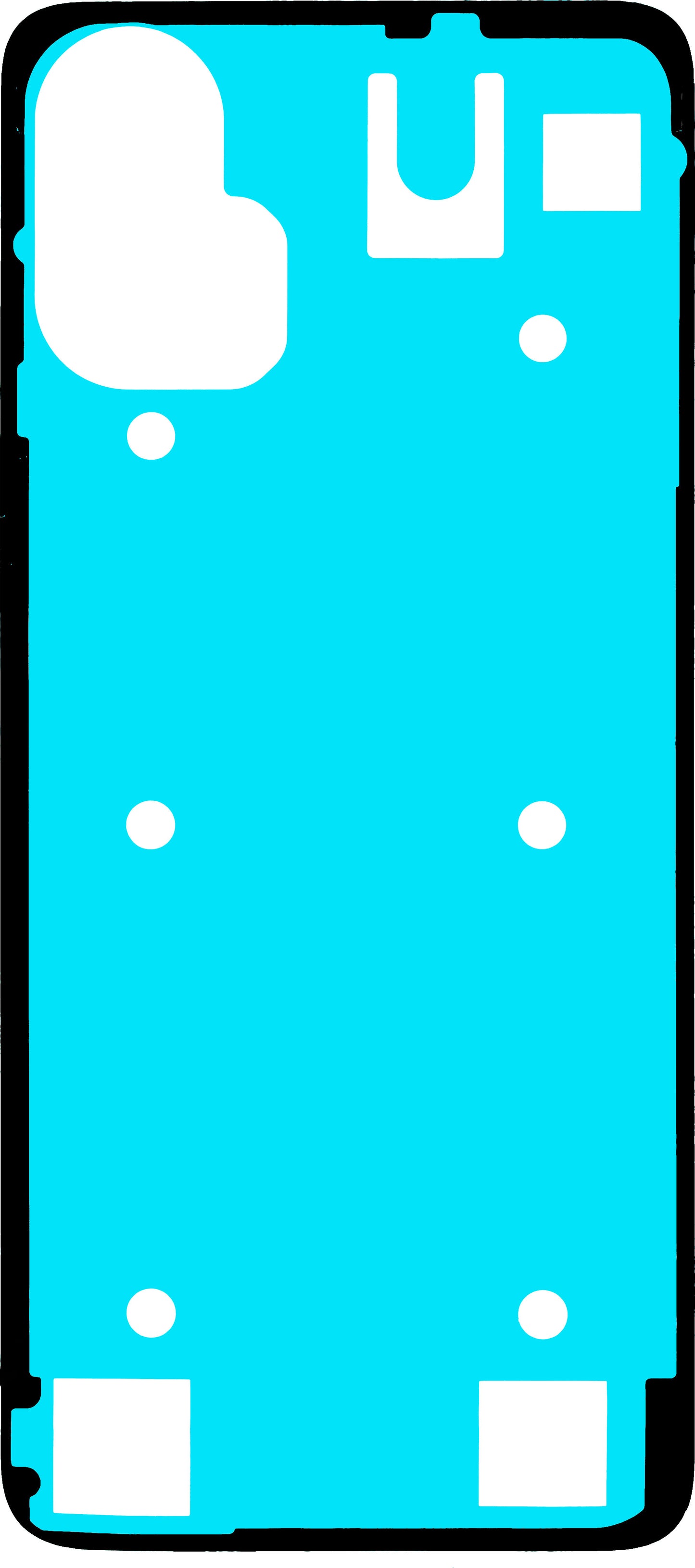 Ljepilo za poklopac baterije Motorola Moto G34, Service Pack 5D78C23682